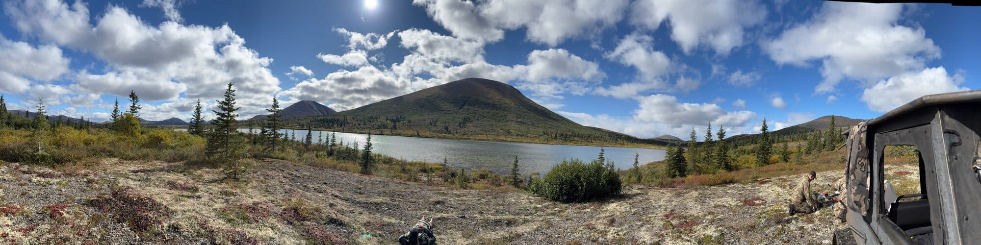 Alaska glacier panorama